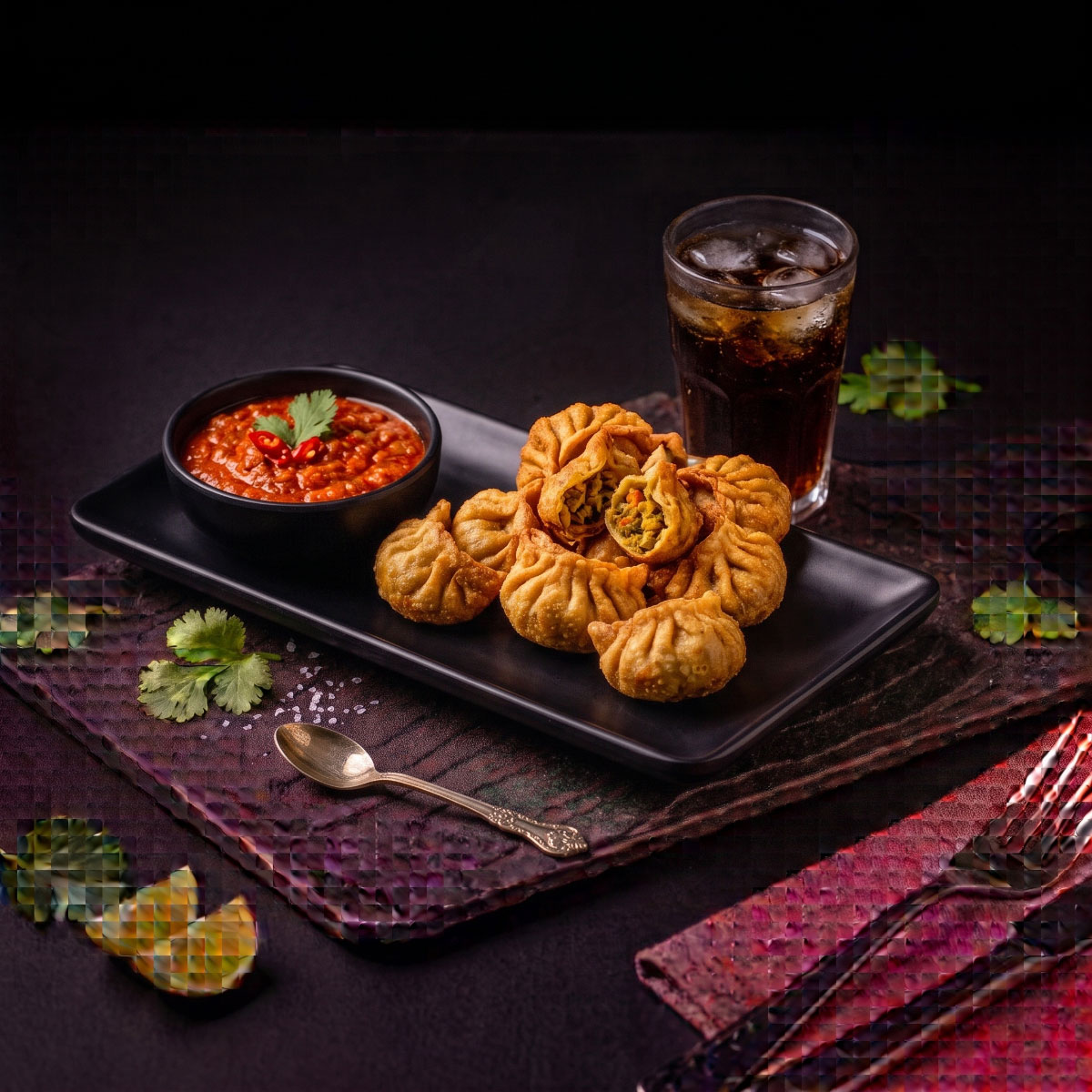 QFC Quality Food Club restaurant ambience in Bijnor