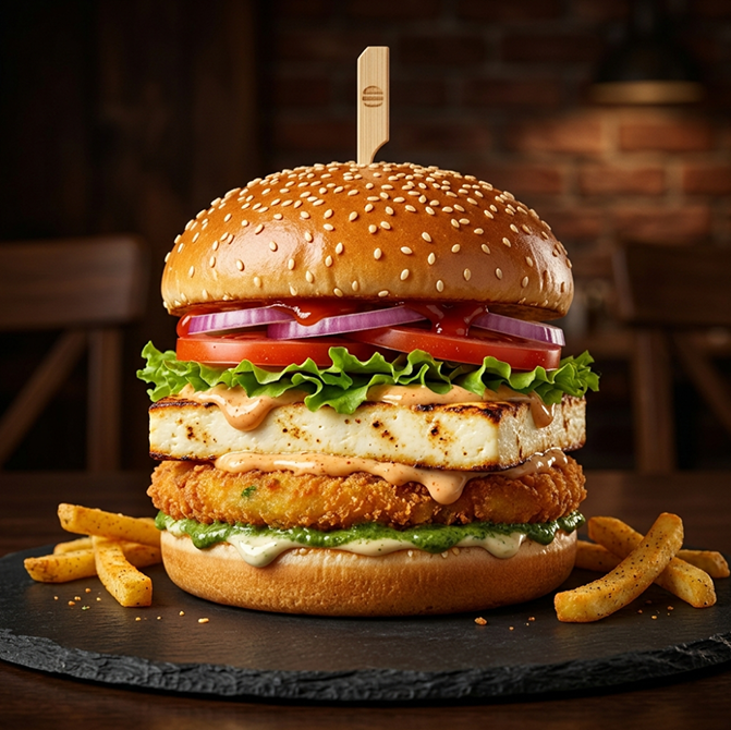 Vegetarian Burgers at QFC